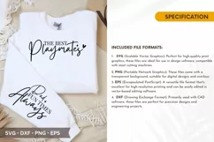 The best playmates SVG - Dad Sleeve T shirt Design Product Image 2