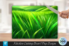 Green Grass Cutting Board Sublimation Design Product Image 1