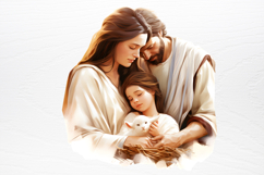 Christmas Nativity Sets Clipart PNG Product Image 2