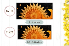 Celestial Mug Wrap, Sun Mug Template, Moon Mug Design Product Image 2