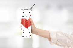 Heart Pattern Tumbler Warp Design Product Image 2