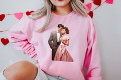 Valentines Day Couple Clipart, Valentines Clipart Product Image 2