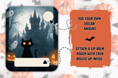 Spooky Halloween Castle Money Card Printable Product Image 2