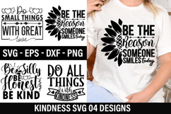 Kindness SVG Design - Be Silly Be Honest Be Kind Product Image 1