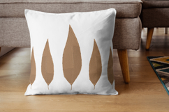 Brown Leaf Shape Embroidery Design Set Product Image 2