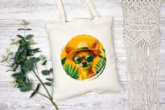 Summer Chihuahua Illustration, Funny Chihuahua Sublimation Product Image 2