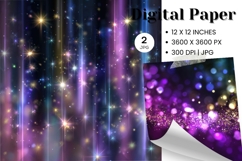 Purple glitter Background Wallpaper Sparkles Digital Paper Product Image 1