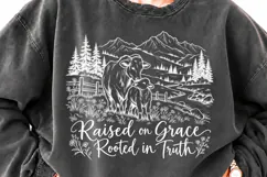Led by Grace Sheep Christian PNG, Christian Sheep Faith Subl Product Image 3