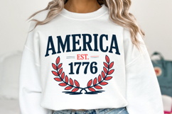 America Est 1776 Svg | 4th of july Svg | Shirt Svg Product Image 1