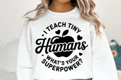 I Teach Tiny Humans svg | Svg Files for Cricut | Shirt Svg Product Image 1