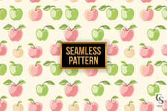 Apple Fruits Pattern Digital Paper Product Image 2