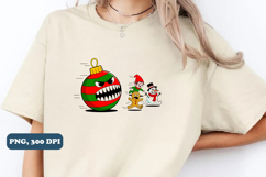 Christmas Ornament Ball Funny Gnome PNG Sublimation design Product Image 3