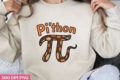Pi&#039;thon PNG, Pi Day Sublimation PNG Product Image 1