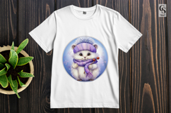Cute Winter Animal Clipart Sublimation PNG Product Image 2