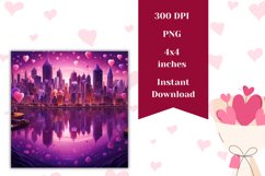 Valentines Square Coasters, Love Hearts Coaster Designs Product Image 2