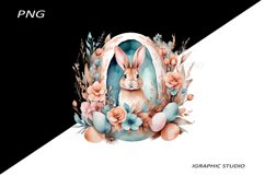 Easter Clipart, Easter Egg Clipart, Easter Bunny Png Product Image 1