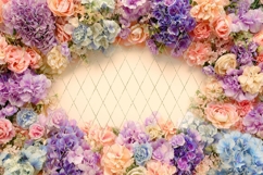 Purple Hydrangea Background, Flowers Background Designs Product Image 2