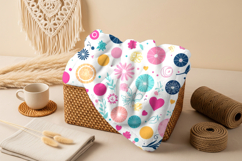 Basket blanket mockup Product Image 3