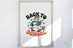 Back To School Goose Sublimation Clipart Product Image 5