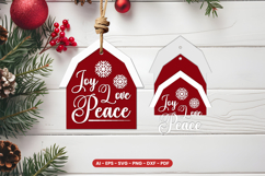 Christmas Tag Lasercut - Christmas Sign Product Image 1
