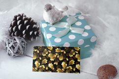 Seamless with golden oak branches Product Image 2