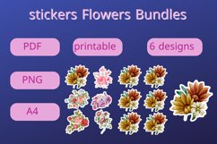 best freebie flowers sticker bundles Product Image 1