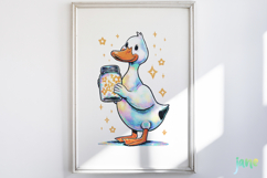 Pastel Halloween Goose Clipart Sublimation Product Image 5