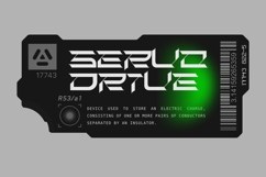 Cyber Tronic - Edgy Cyberpunk Font Product Image 2