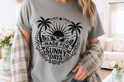Made For Sunny Days Svg, Summer Vibes Svg, Summer Beach Svg. Product Image 4