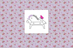 Roses wallpaper pink dollhouse nursery download file flowers Product Image 5