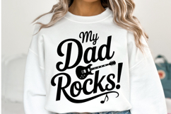 My dad rocks svg | Svg Cut File | Shirt Svg Product Image 1