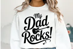 My dad rocks svg | Svg Cut File | Shirt Svg Product Image 1