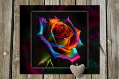 Space rose | Skinny tumbler Sublimation design bundle, JPG Product Image 2