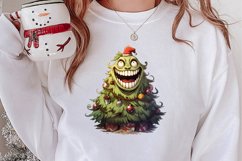 Funny Christmas Tree Sublimation Clipart, Christmas PNG Product Image 2