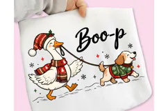 Funny Christmas PNG, Christmas Sublimation, Goose PNG Product Image 1