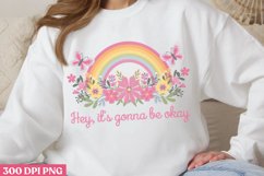 Hey, It&#039;s Gonna Be Okay. PNG, Retro Motivation Sublimation P Product Image 2