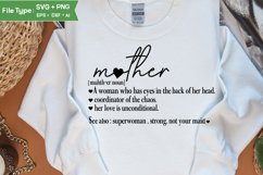 Mother Definition SVG | Mother&#039;s Day SVG Design Product Image 3