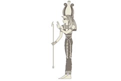 Nekhbet .Egyptian ancient symbol. Culture.Design element. Product Image 2