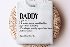 Daddy Definition SVG, Father&#039;s Day SVG, Dad Defined T-Shirt Product Image 2