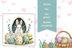 Easter Square Coaster Designs, Cracked Egg Sublimation Product Image 2