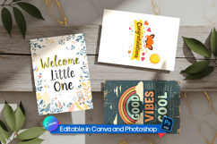 Stationery card mockup flat lay Product Image 3