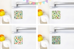 Easter Magnet Sublimation, Floral Magnet Print, Flowers PNG Product Image 2