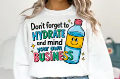 Don't forget to Hydrate Svg | Svg Cut File | Shirt Svg Product Image 1