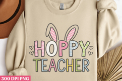 Hoppy teacher PNG, Retro Teacher Easter Sub Product Image 2
