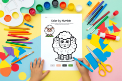 Children’s Activity Coloring Page Mockup Product Image 3