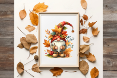 Fall Gnomes Clipart, Autumn Clipart Product Image 2