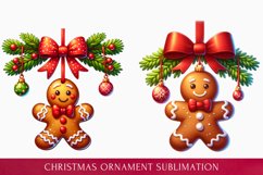 Watercolor Christmas Ornament sublimation bundle Product Image 6