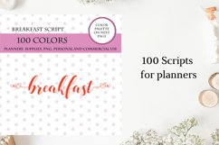 Breakfast planner stickers, Food planner Product Image 2