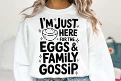 I&#039;m just here for the Eggs Svg | Halloween Svg | Shirt Svg Product Image 2