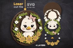Duck SVG laser cut file for Glowforge Product Image 2